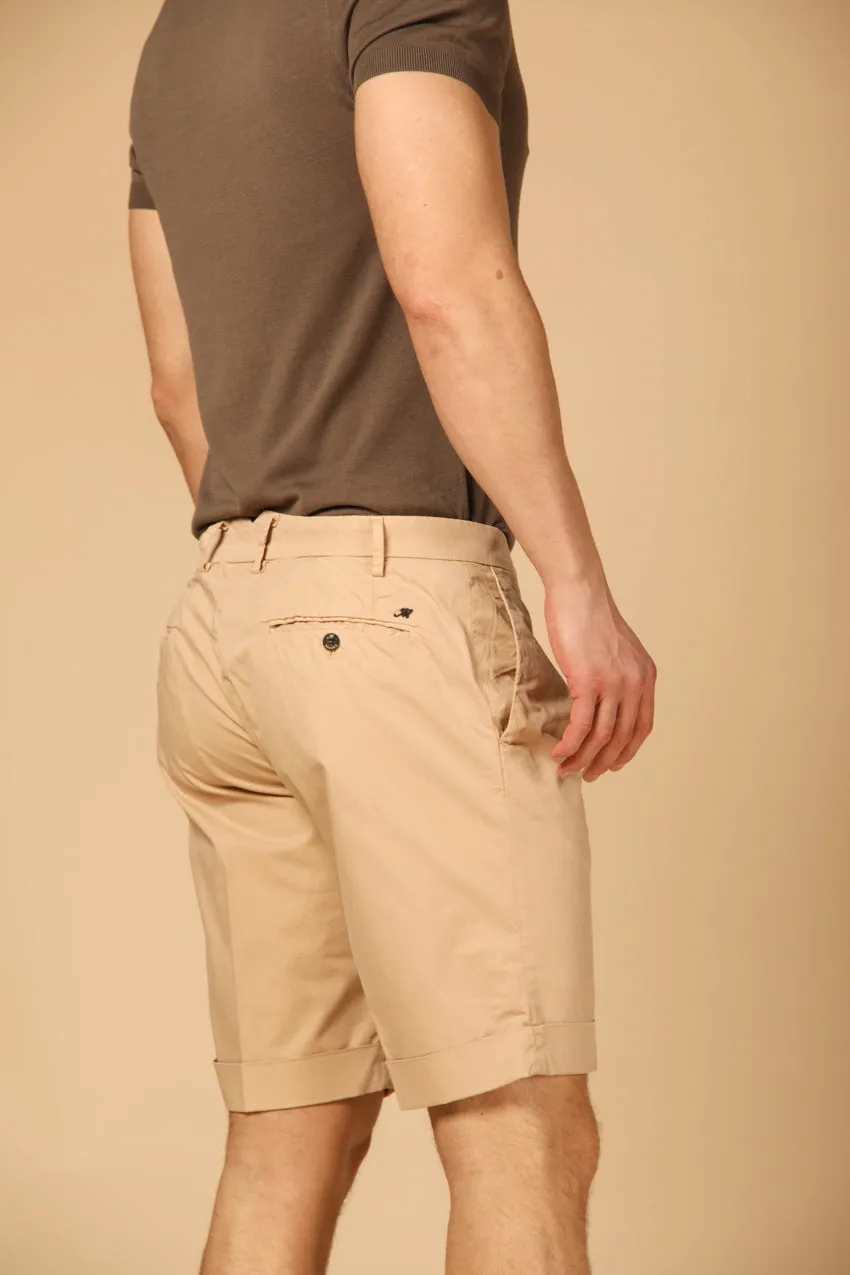 Genova Style bermuda chino uomo in gabardina stretch slim