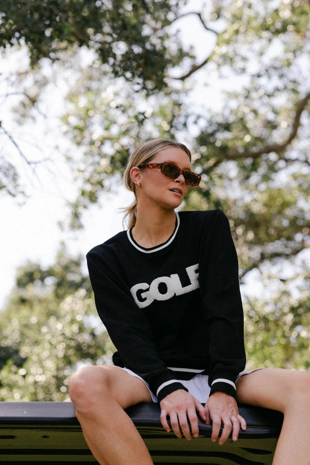 Golf Sweatshirt - Black