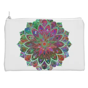 Hand-Drawn Mandala Art Clutch Bag - Stylish Pochette