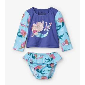 Hatley Baby Rashguard Set - Mermaid Tales