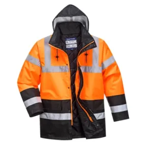 Hi Vis 2 Tone Waterproof Jacket Class 3 High Viz RIS 3279 Portwest S467