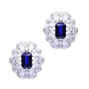 India Earrings (Sapphire)