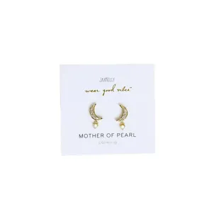 JAXKELLY | Mother of Pearl Moon Drop