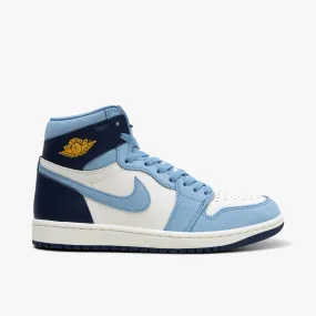 Jordan 1 Retro Women's High OG Uni Blue / Uni Gold