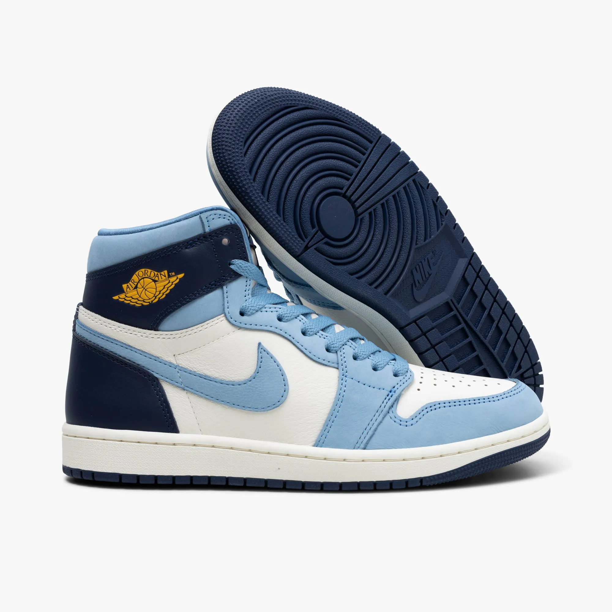 Jordan 1 Retro Women's High OG Uni Blue / Uni Gold