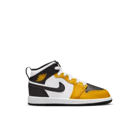 Jordan - Boy - PS Air Jordan 1 Mid - Yellow Ochre/Black