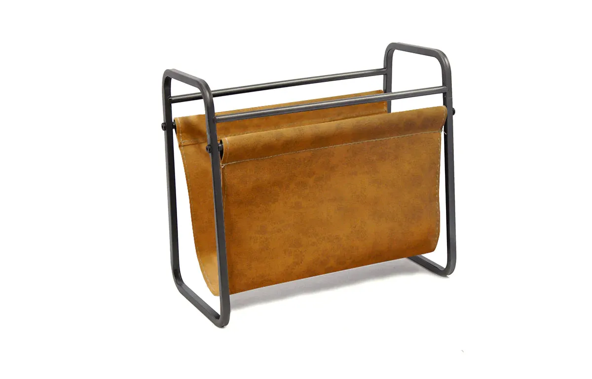 Leather Magazine Holder