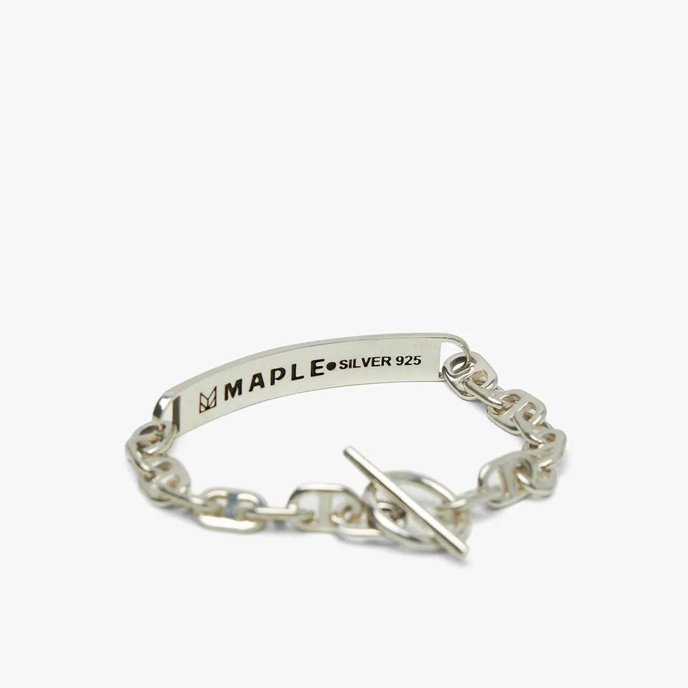 MAPLE Bandana ID Bracelet / Silver .925