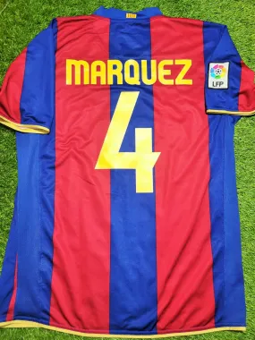 Marquez Barcelona Anniversary Home 2007 2008 Soccer Jersey Shirt L SKU# 237741-655