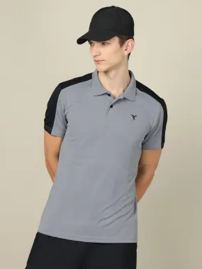 Men Colorblock Relax Fit Polo T-shirt with TECHNO COOL 