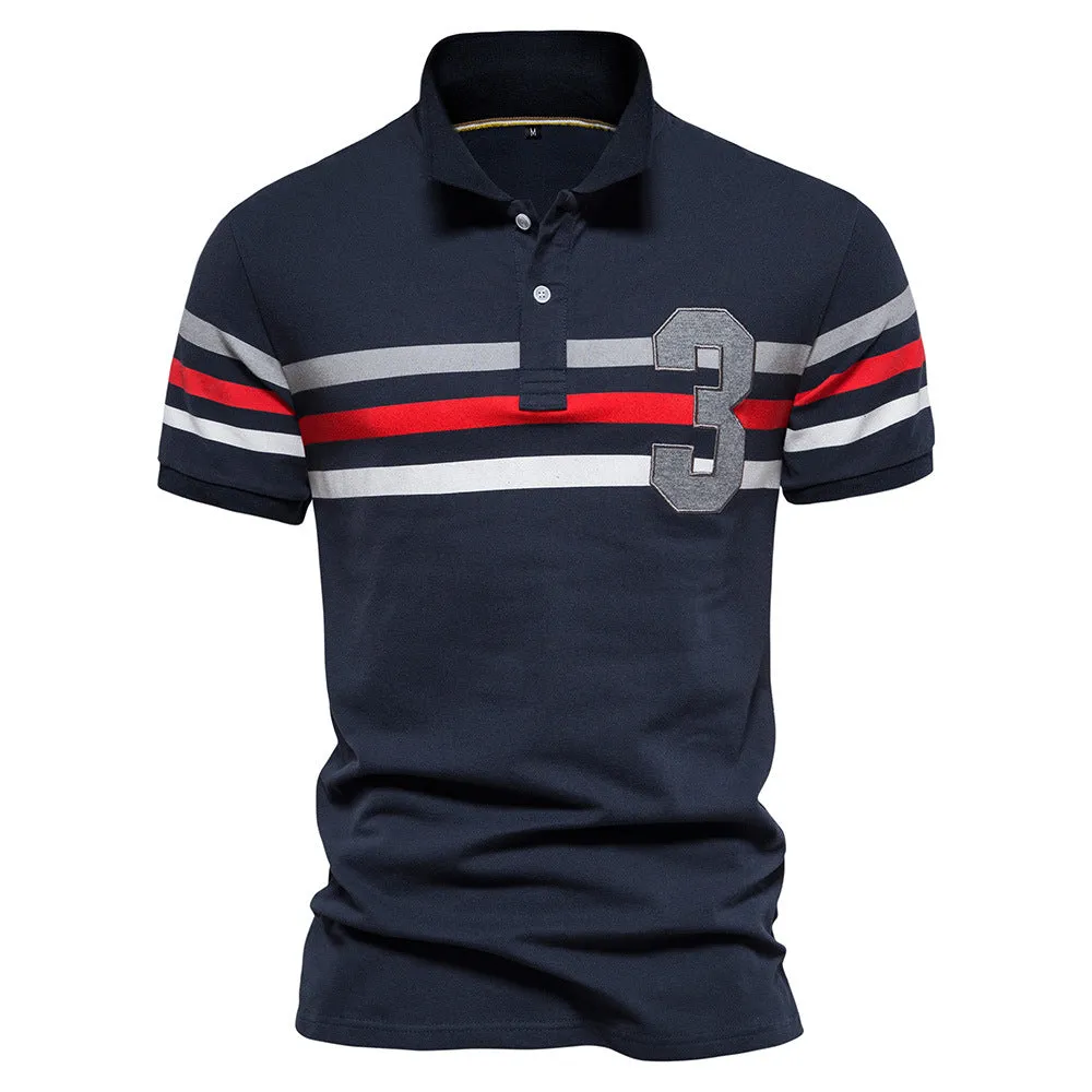 Men's High Quality Cotton Embroidered Summer Polo T Shirt | PS607