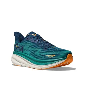 Mens Hoka Clifton 9 in Midnight/Oceanic