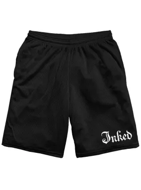 Men's Inked Logo Basketball Shorts