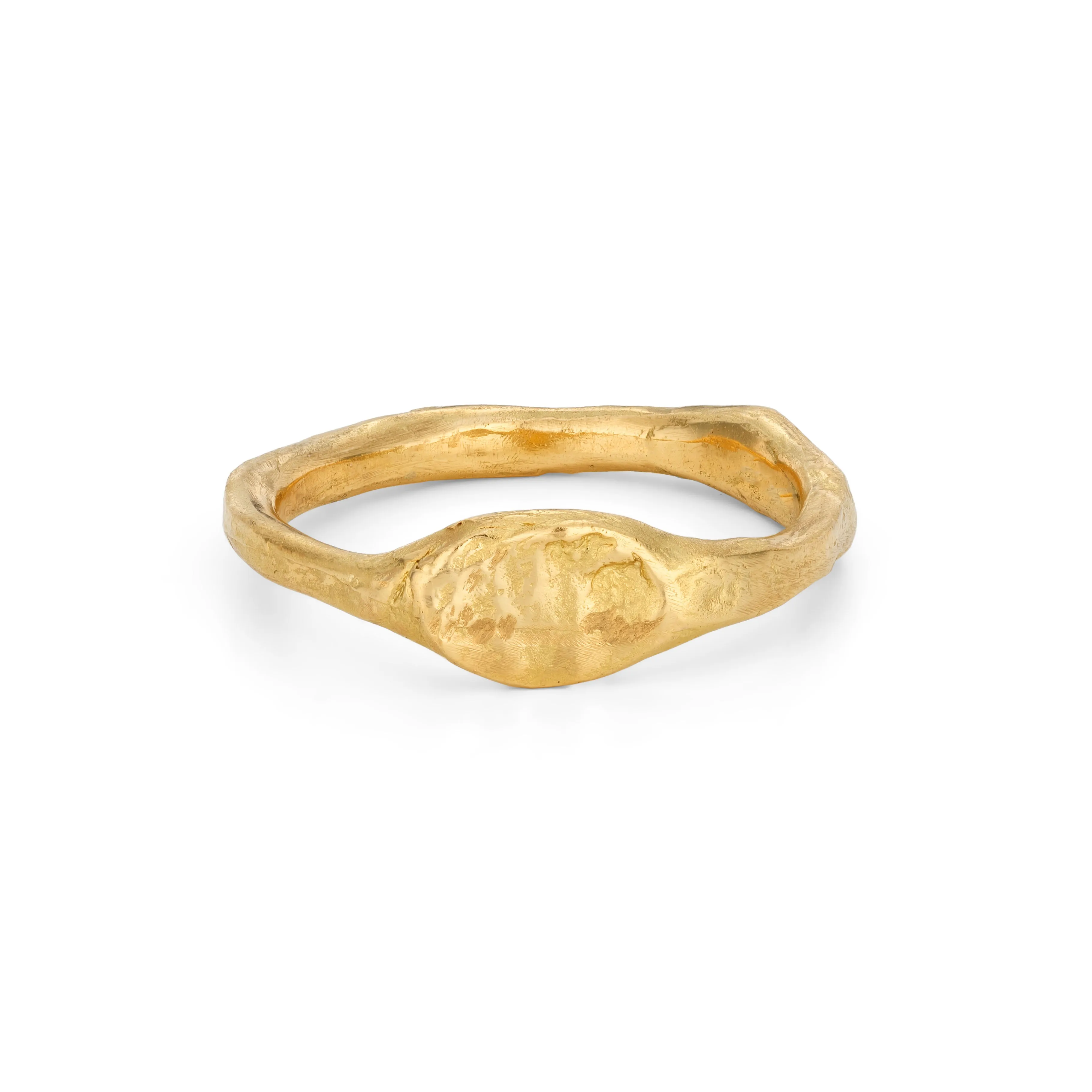 Morvah Signet Ring 18ct gold