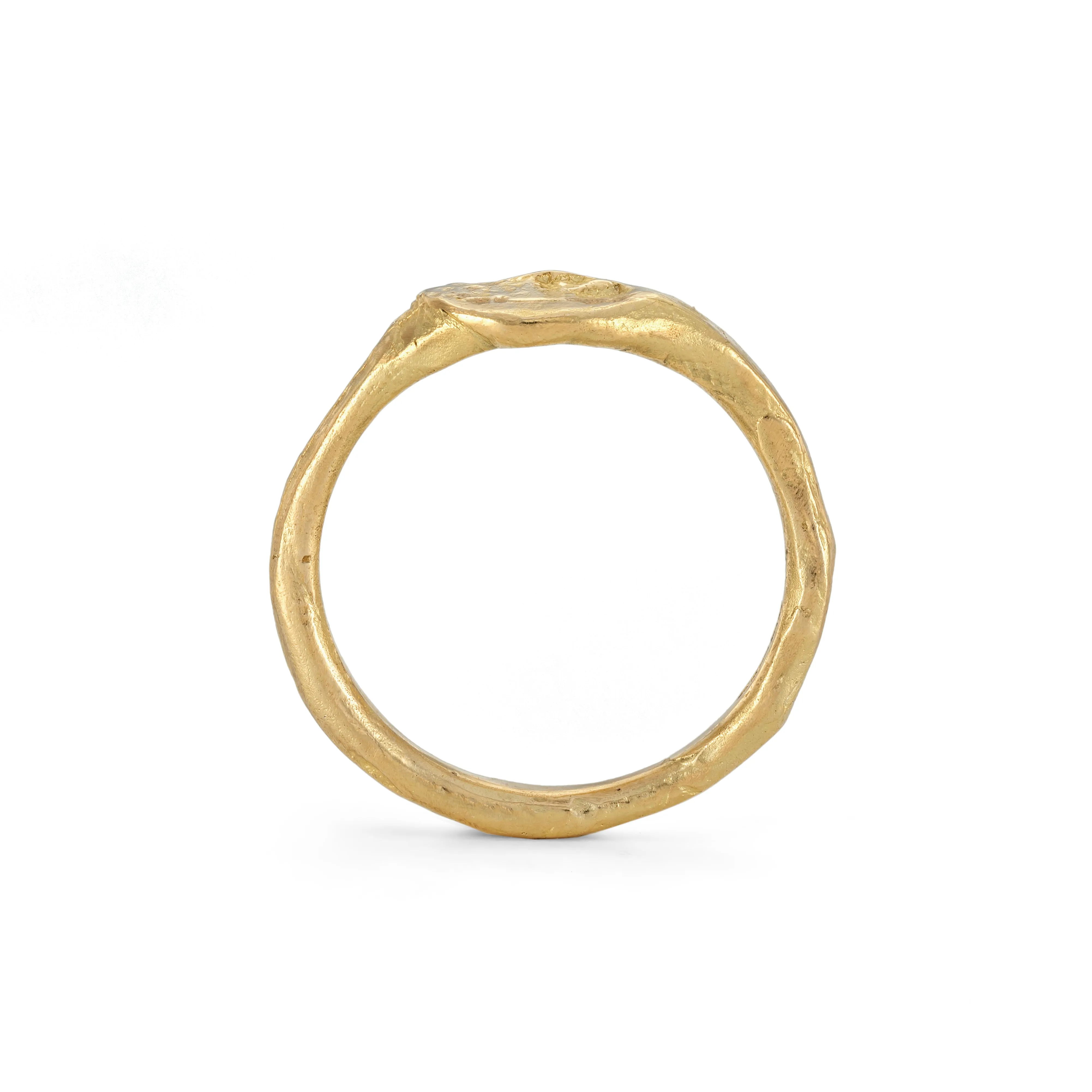 Morvah Signet Ring 18ct gold