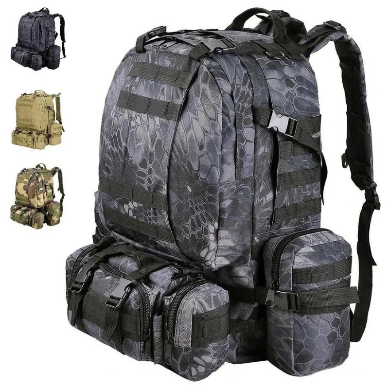 MROYALEX™ 55L Military Tactical PREMIUM Army Molle Rucksack Assault Backpack