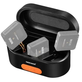 NEEWER 3-Channel Wireless Charging Case for Wireless GO / GO II