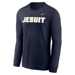 Nike Navy DRI-FIT Legend Long Sleeve Tee