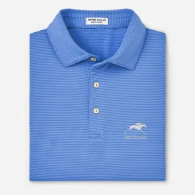 Peter Millar Keeneland Men's Jubilee Stripe Stretch Jersey Polo