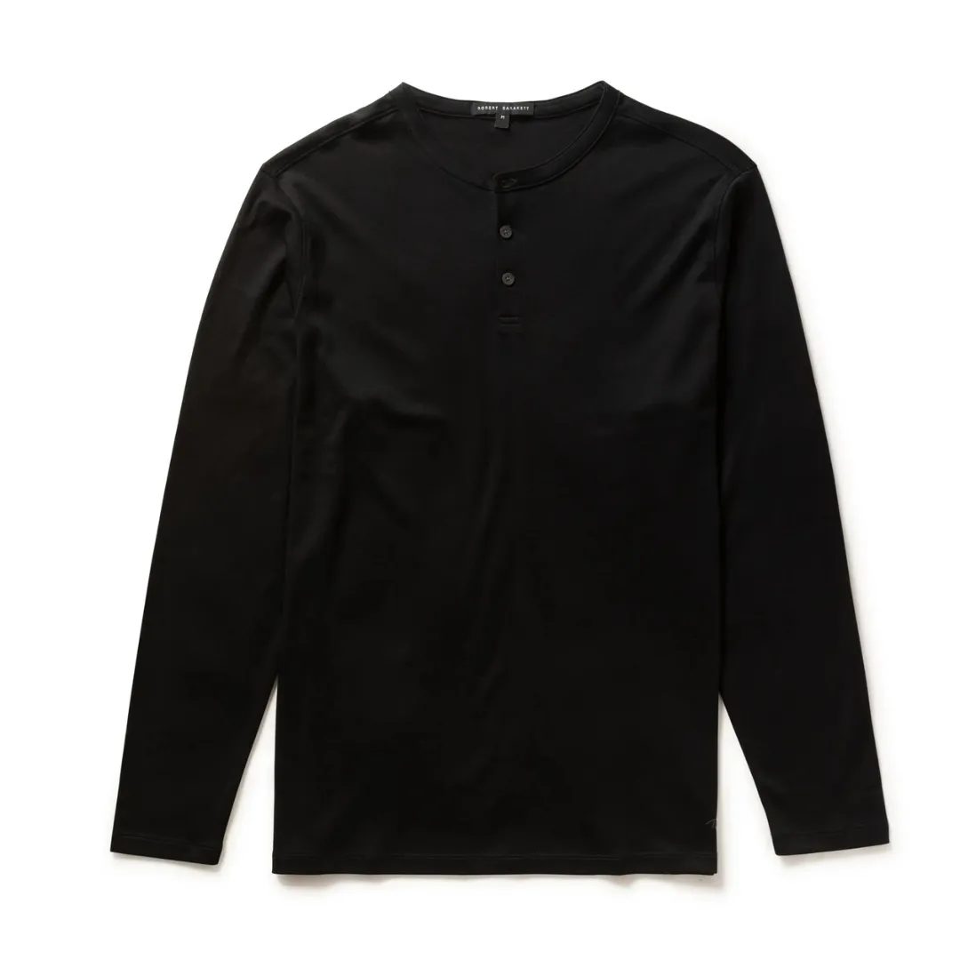 Robert Barakett The Barakett Long Sleeve Henley Shirt