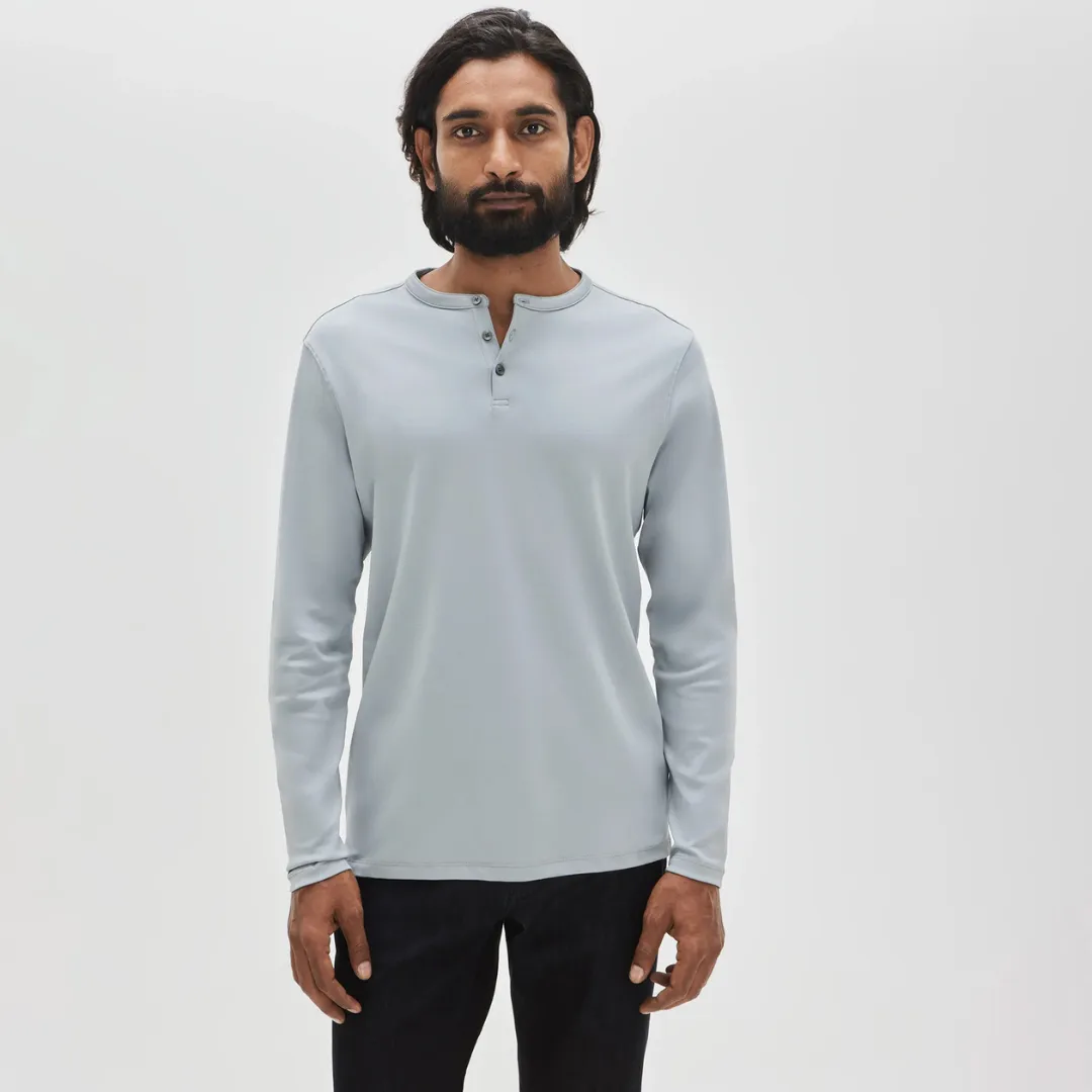 Robert Barakett The Barakett Long Sleeve Henley Shirt