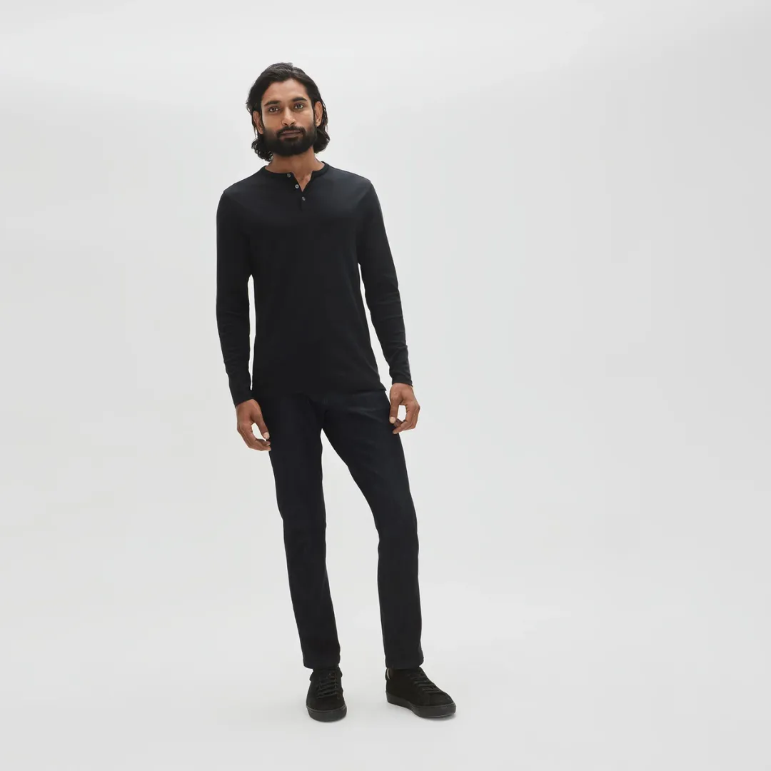 Robert Barakett The Barakett Long Sleeve Henley Shirt