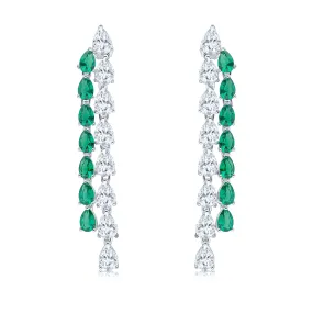 Sapphira Earrings (Emerald)