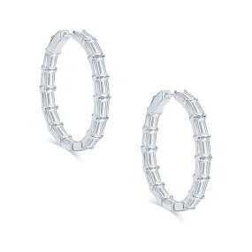 Savoy (Oval) Hoop Earrings