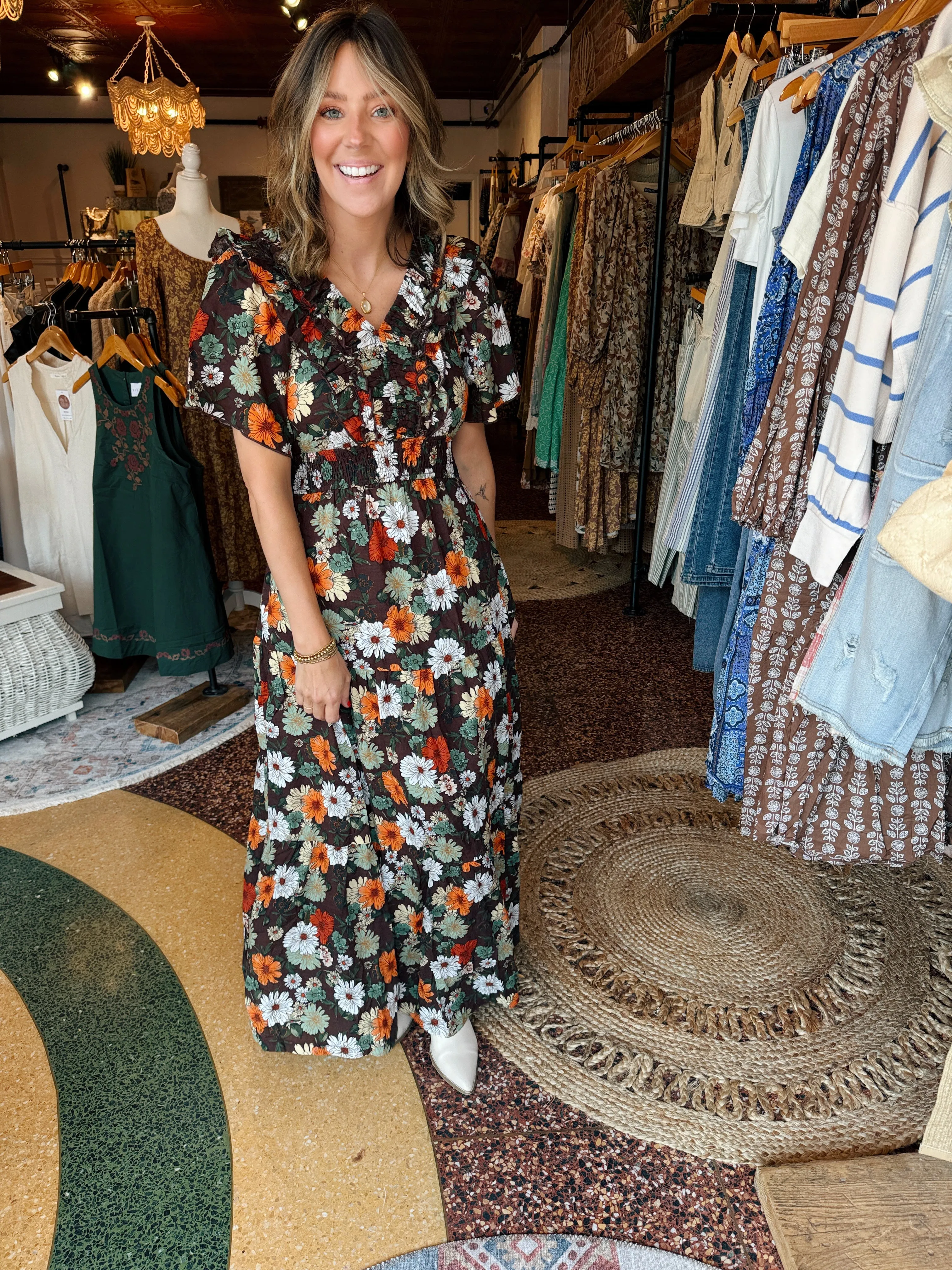 Shay Floral Maxi Dress