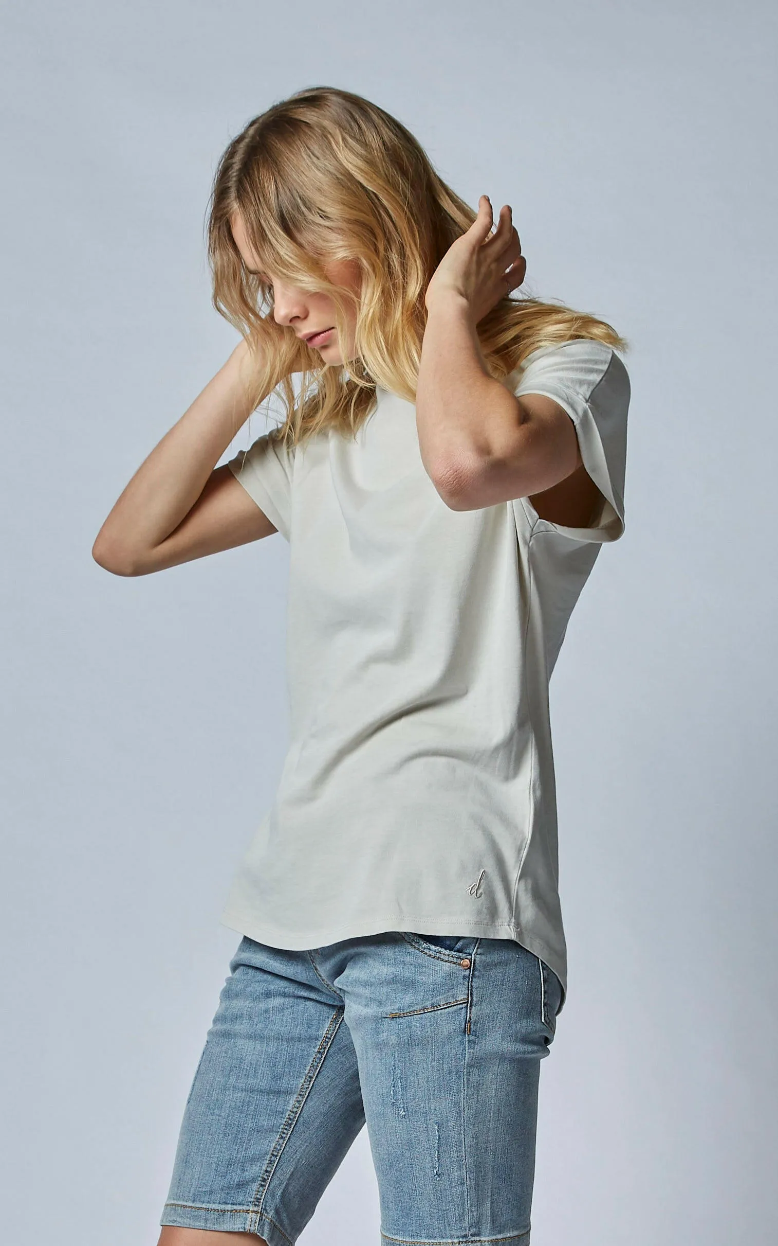 Slouchy Grey Tee