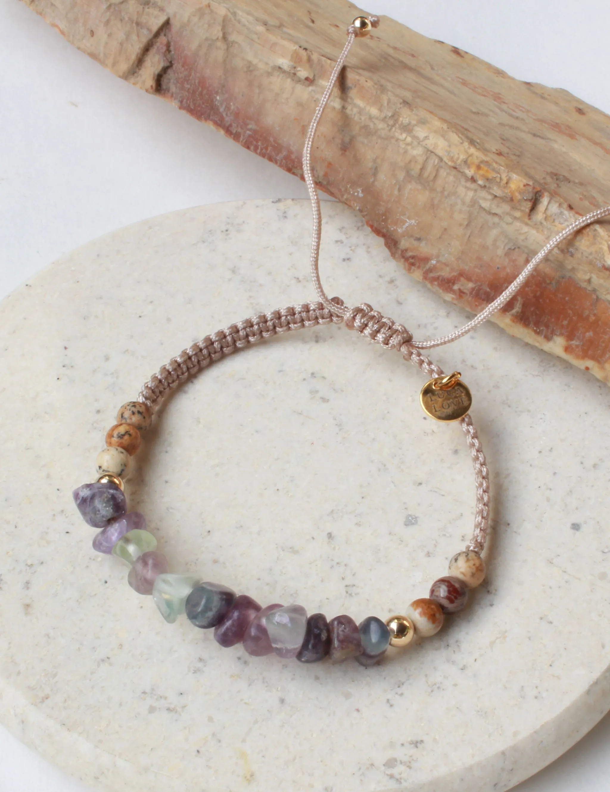 Stella Fluorite & Jasper Bracelet