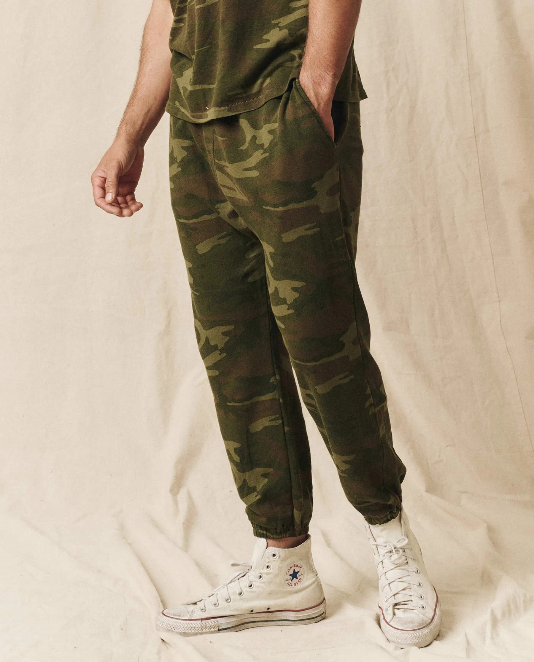 The Men's Stadium Sweatpant. -- Deep Woods Camo