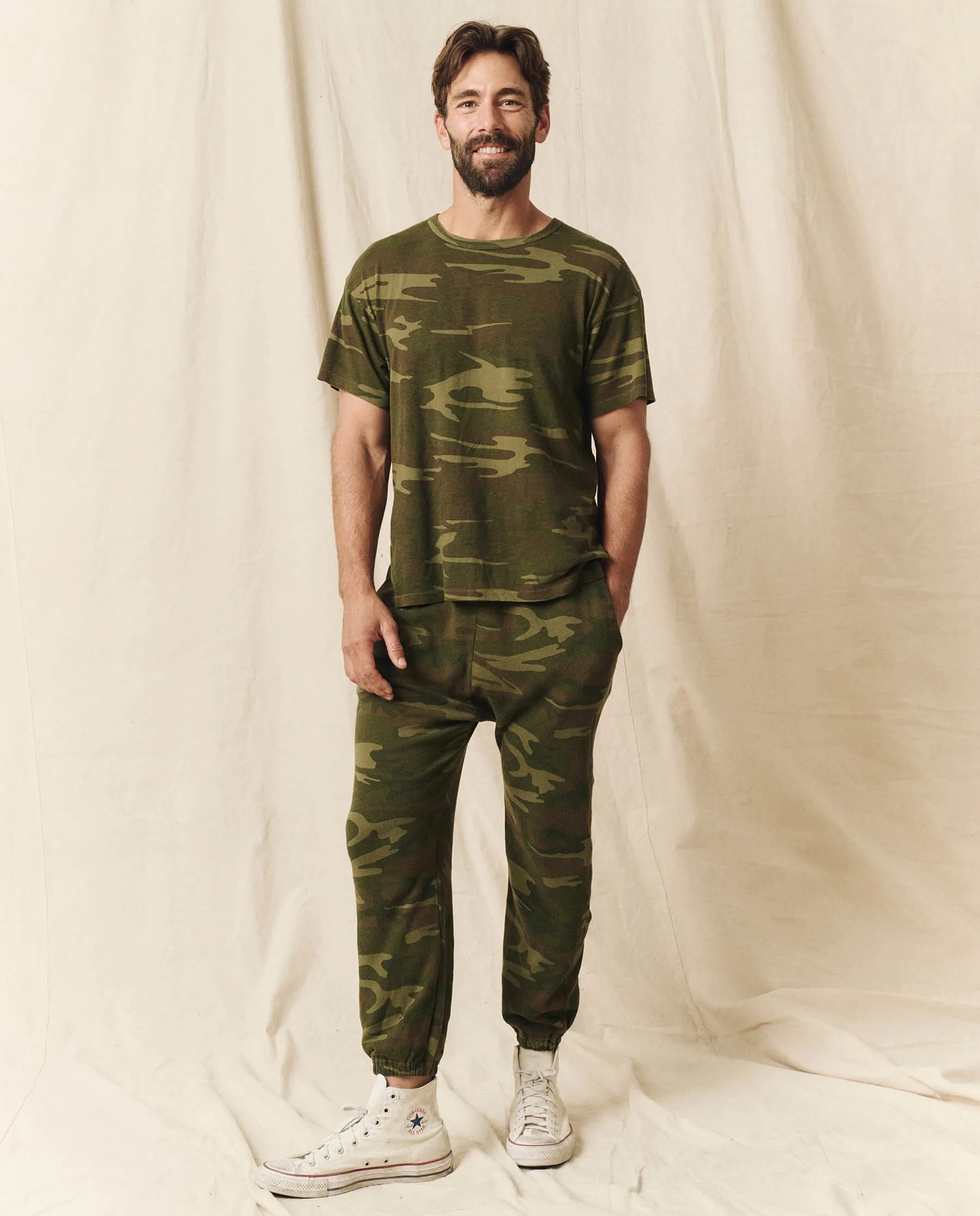 The Men's Stadium Sweatpant. -- Deep Woods Camo