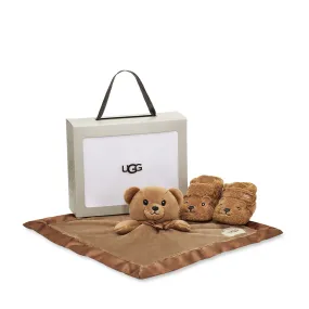 UGG Bixbee and Lovey Bear Stuffie Chestnut   