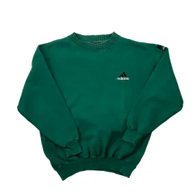 Vintage 90s Green Adidas Equipment Sweatshirt - Small