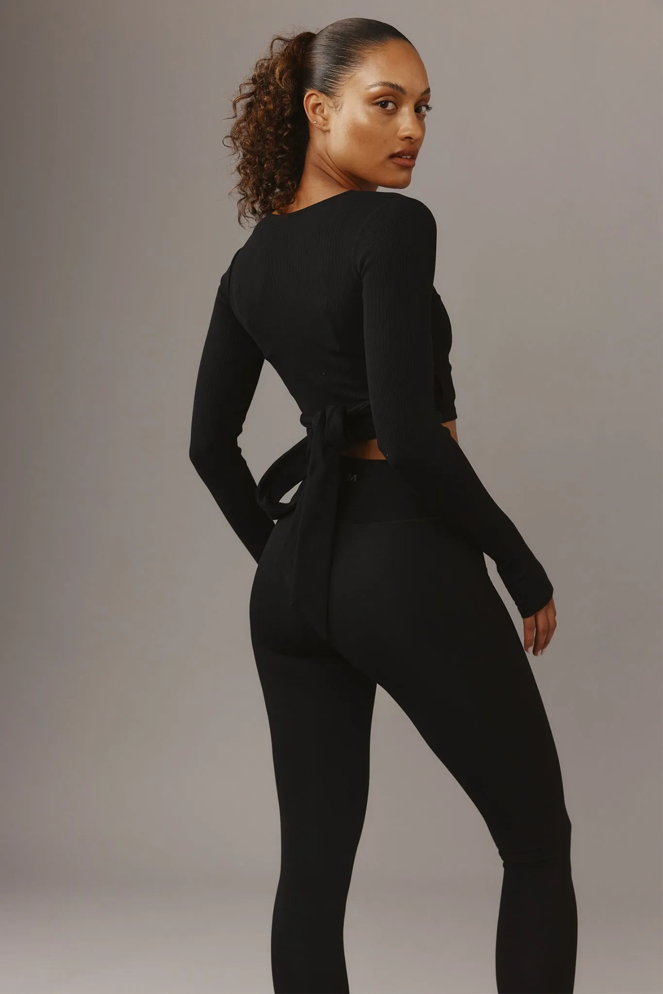 Yosemite Top - Black Thick Rib